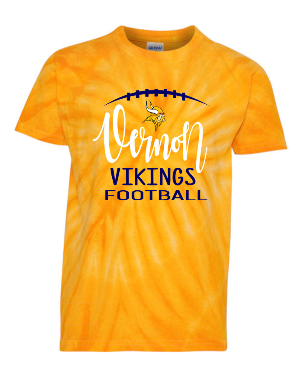 Vernon Football Design 4 Tie Dye t-shirt
