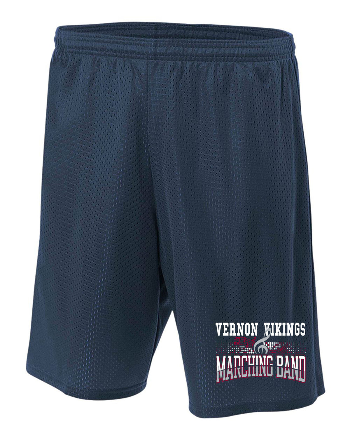 Vernon Marching Band Mesh Shorts Design 6