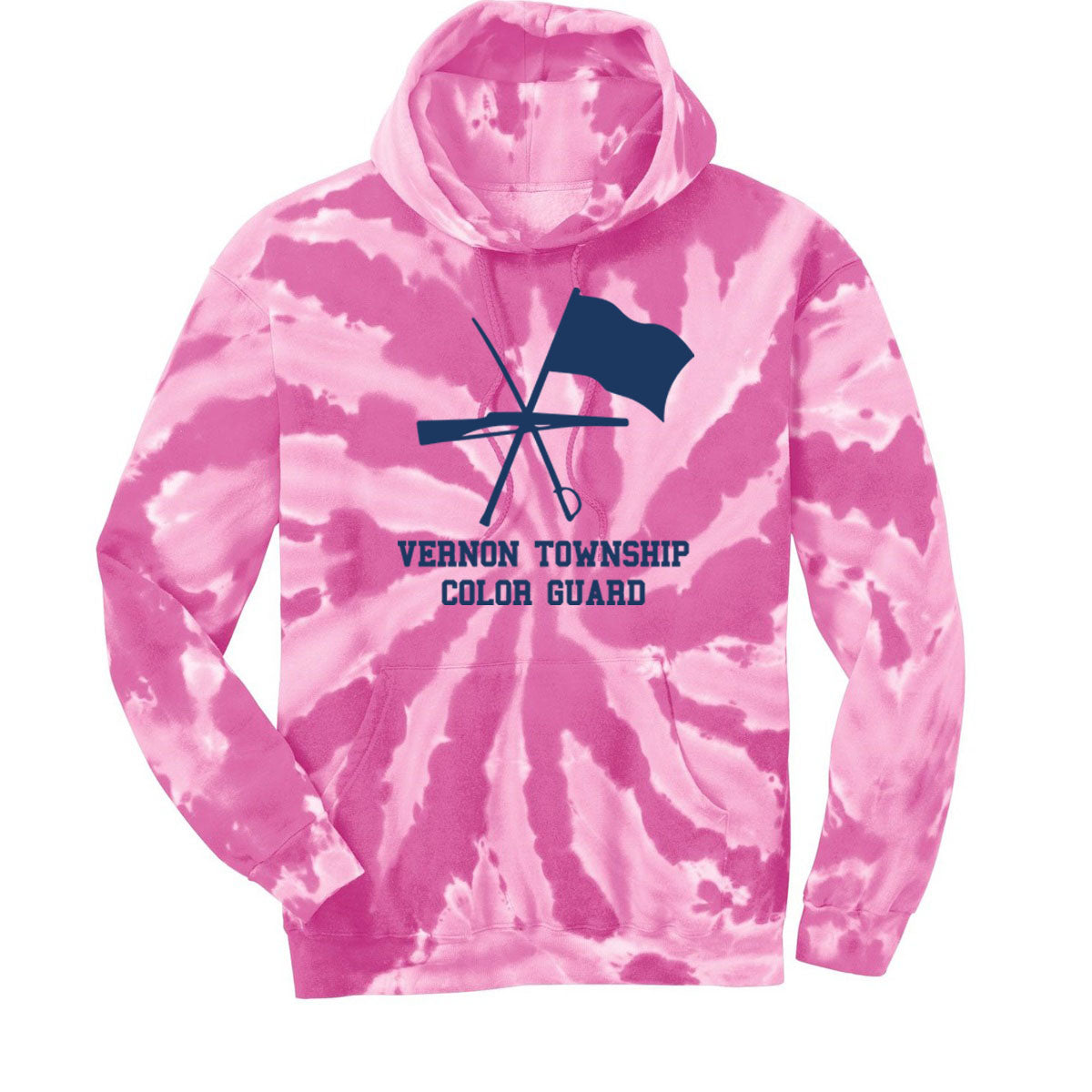 Viking Band Tie-Dye Hooded Sweatshirt Design