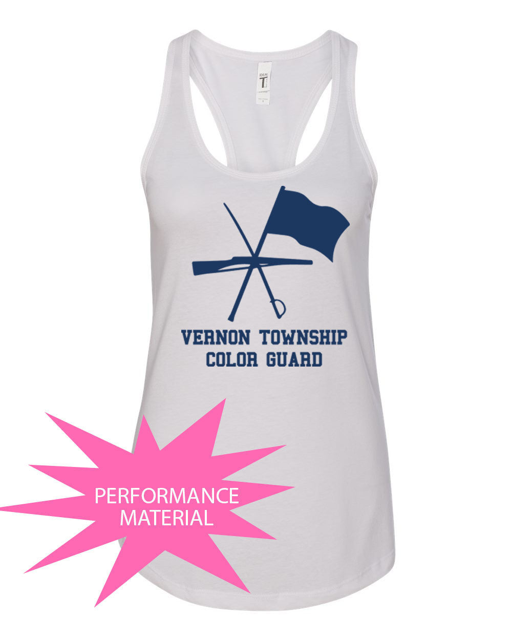 Viking Band Performance Racerback Tank Top Design 7