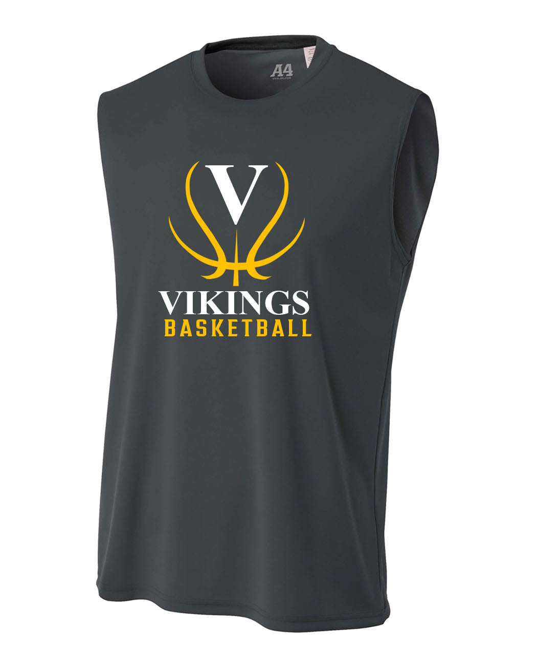 Vikings Basketball Men's Performance Tank Top Design 3