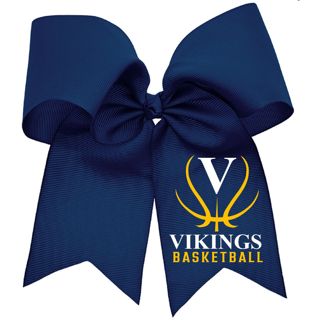 Vikings Basketball Bow Design 3