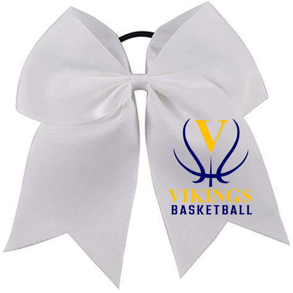 Vikings Basketball Bow Design 3