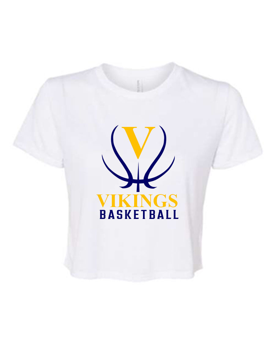 Vikings Basketball Design 3 Crop Top