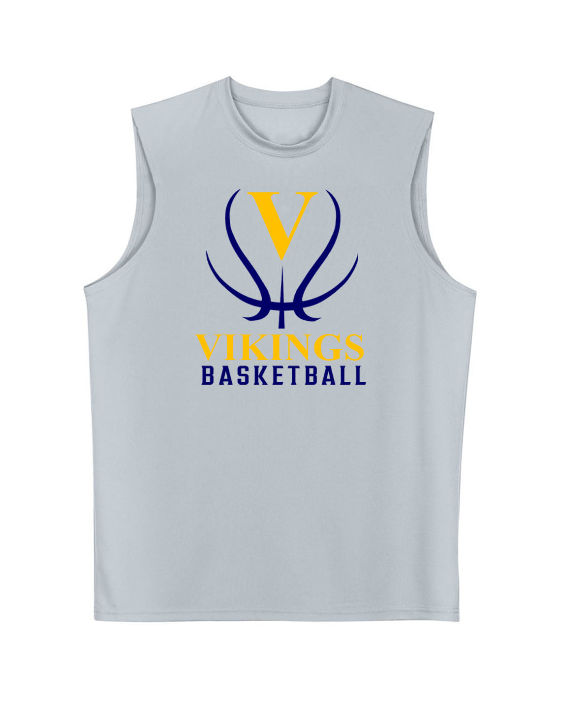 Vikings Basketball Men's Performance Tank Top Design 3