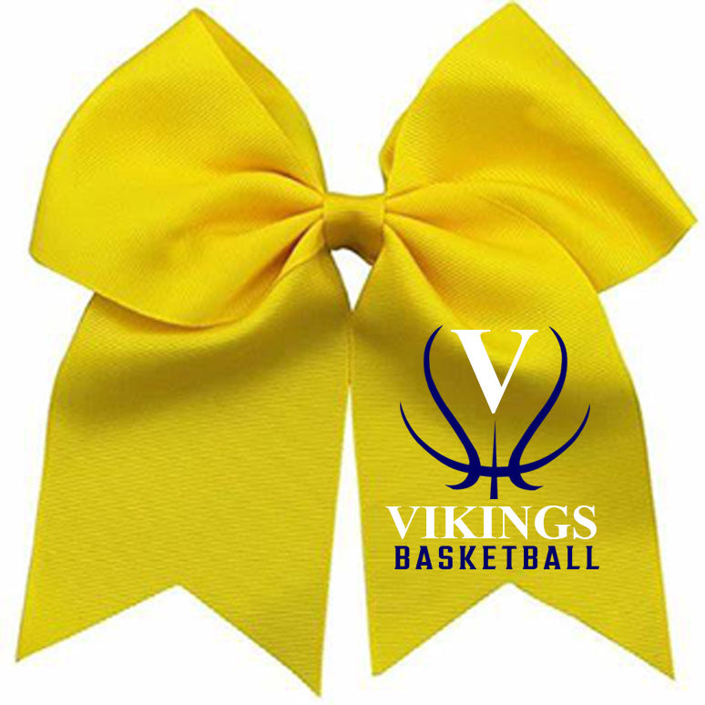 Vikings Basketball Bow Design 3