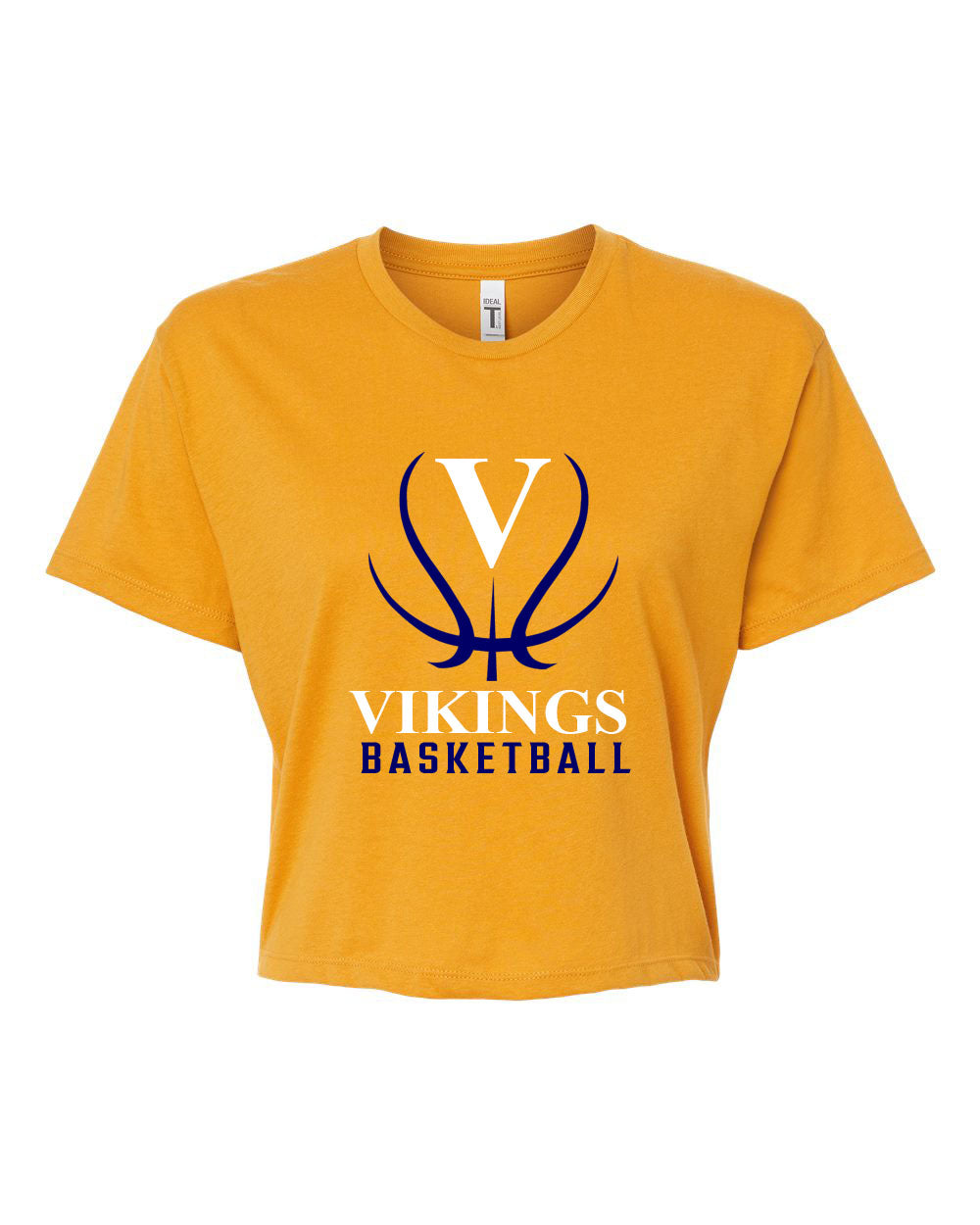 Vikings Basketball Design 3 Crop Top