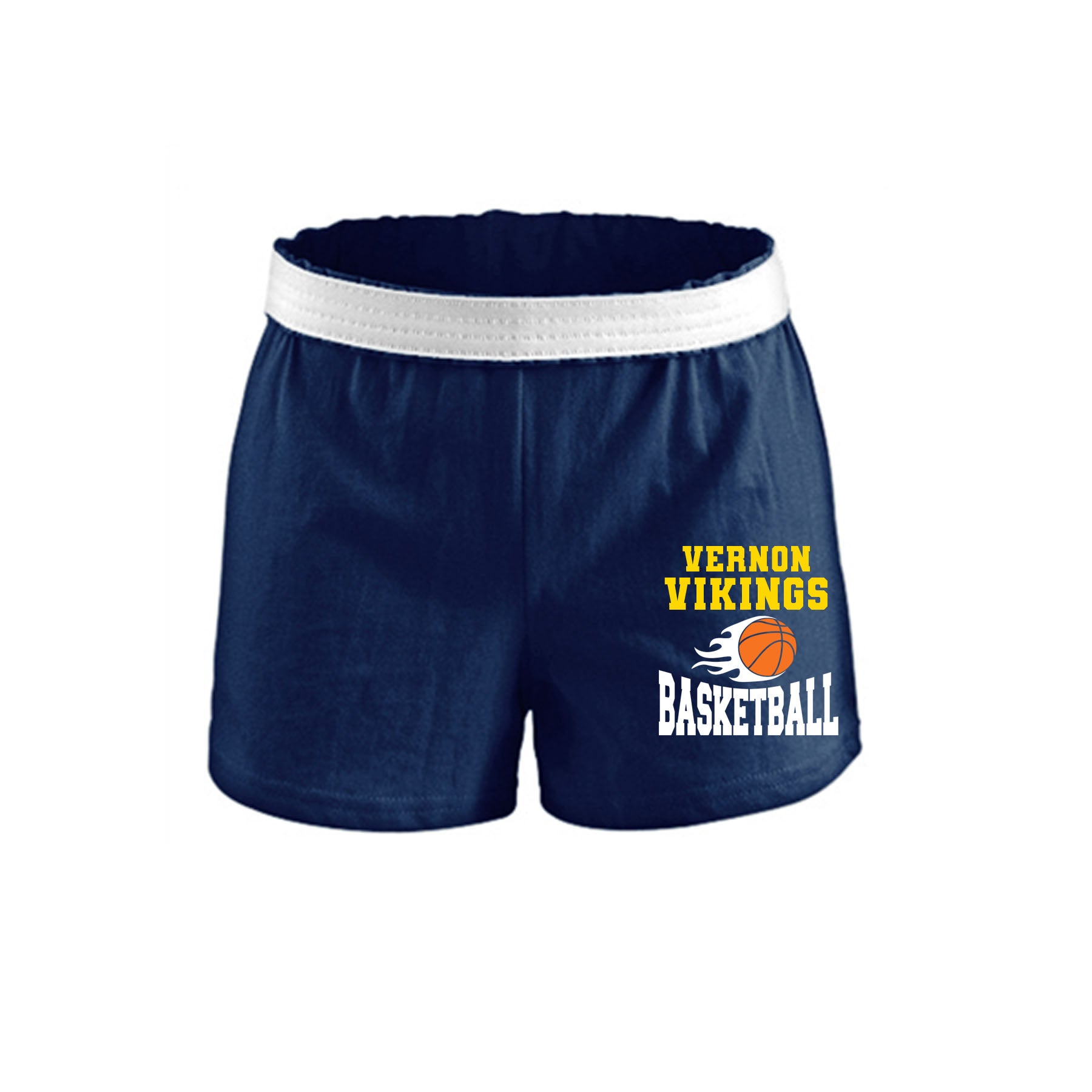 Vikings Basketball girls Shorts Design 4