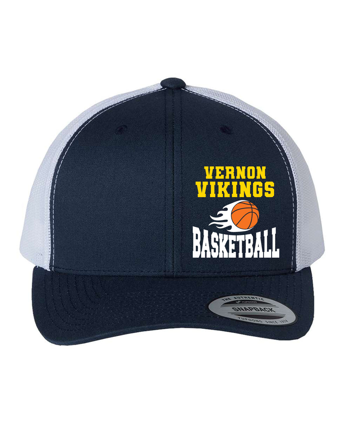 Vikings Basketball Design 4 Trucker Hat