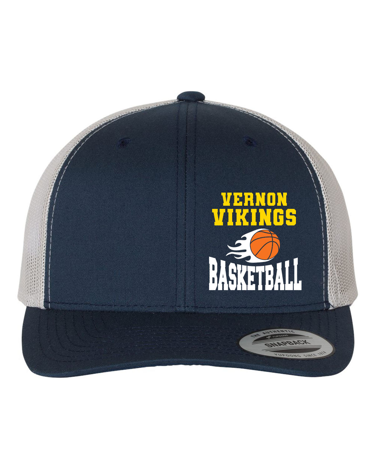 Vikings Basketball Design 4 Trucker Hat