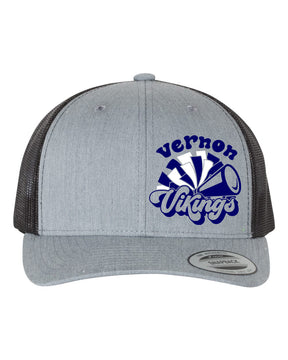 Vernon Vikings Cheer Design 12 Trucker Hat
