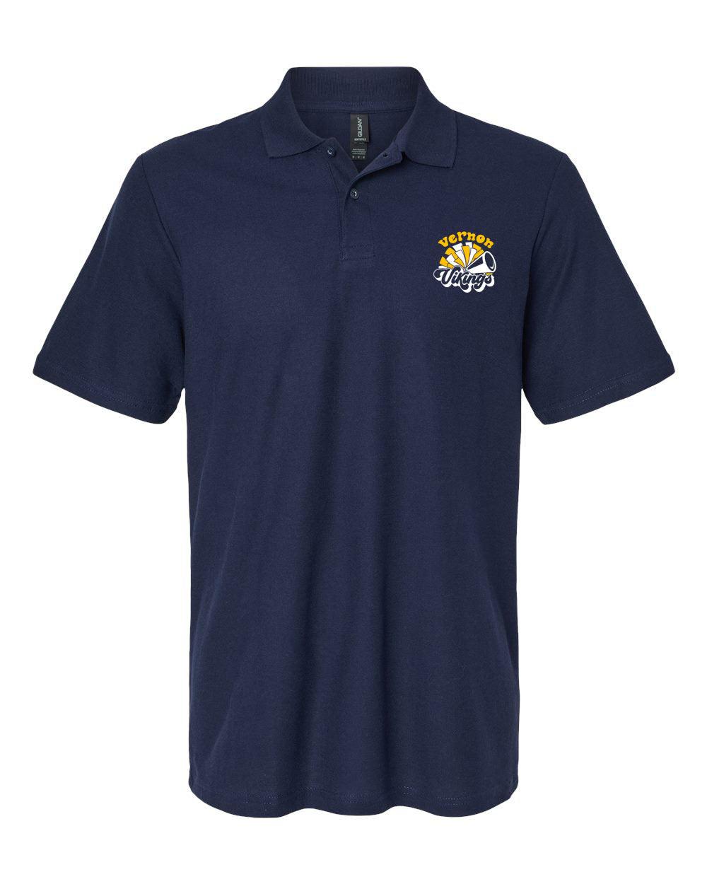 Vernon Vikings Cheer Design 12 Polo T-Shirt