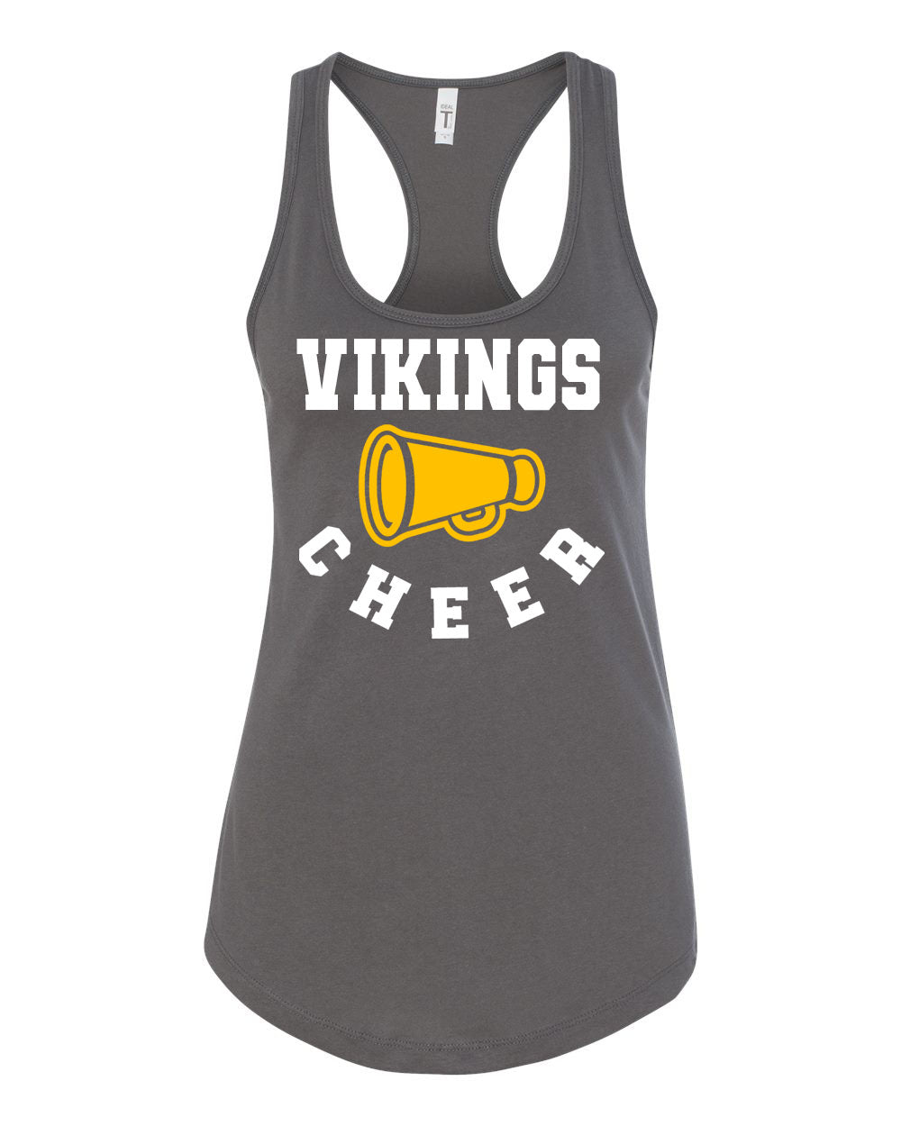 Vernon Vikings Cheer Racerback Tank Top Design 13