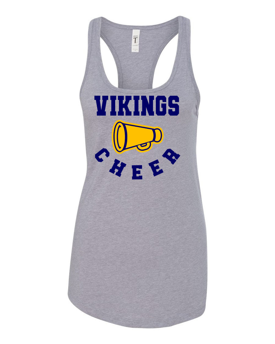 Vernon Vikings Cheer Racerback Tank Top Design 13