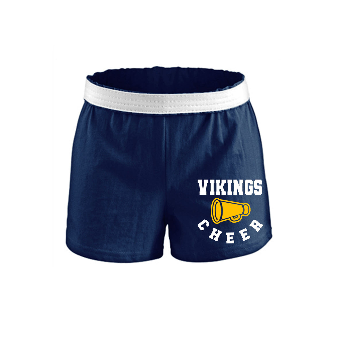 Vernon Vikings Cheer Design 13 Girls Shorts