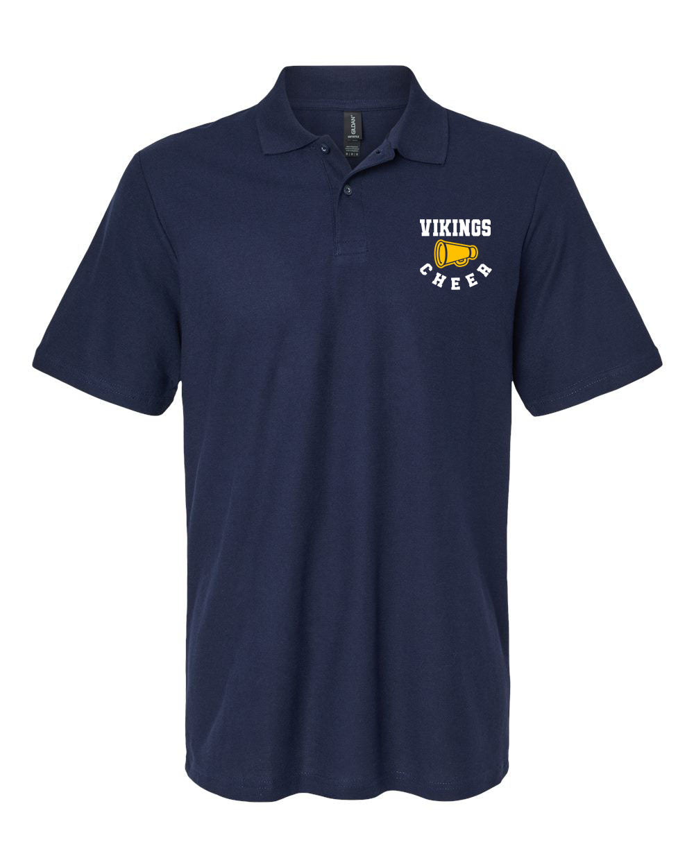 Vernon Vikings Cheer Design 13 Polo T-Shirt
