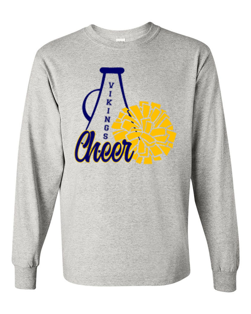 Vernon Vikings Cheer Design 14 Long Sleeve Shirt