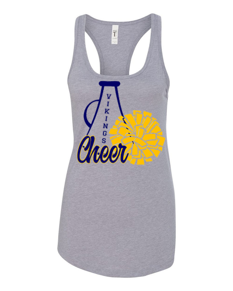 Vernon Vikings Cheer Racerback Tank Top Design 14