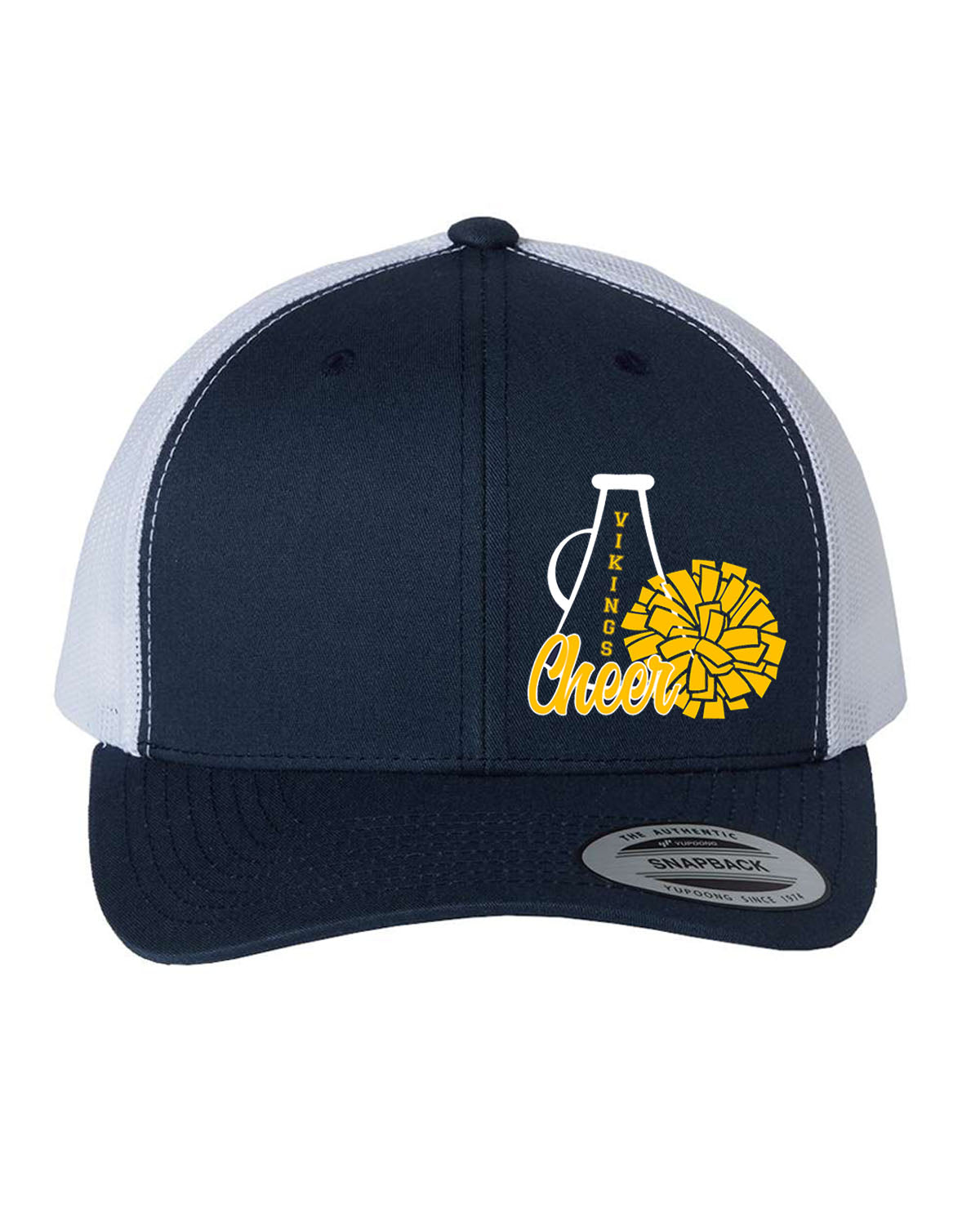 Vernon Vikings Cheer Design 14 Trucker Hat