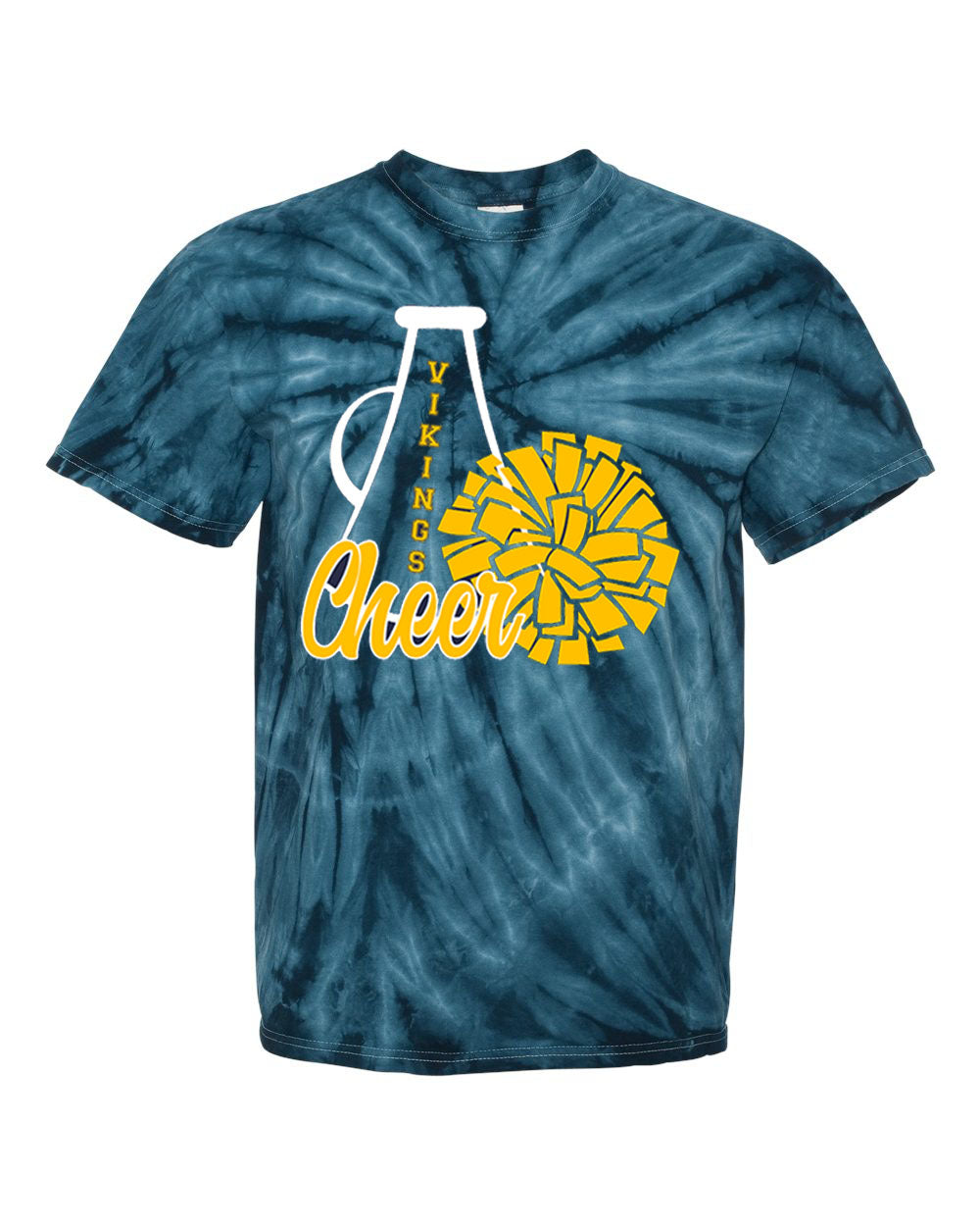 Vernon Vikings Cheer Tie Dye t-shirt Design 14