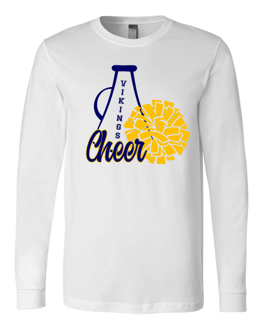 Vernon Vikings Cheer Design 14 Long Sleeve Shirt