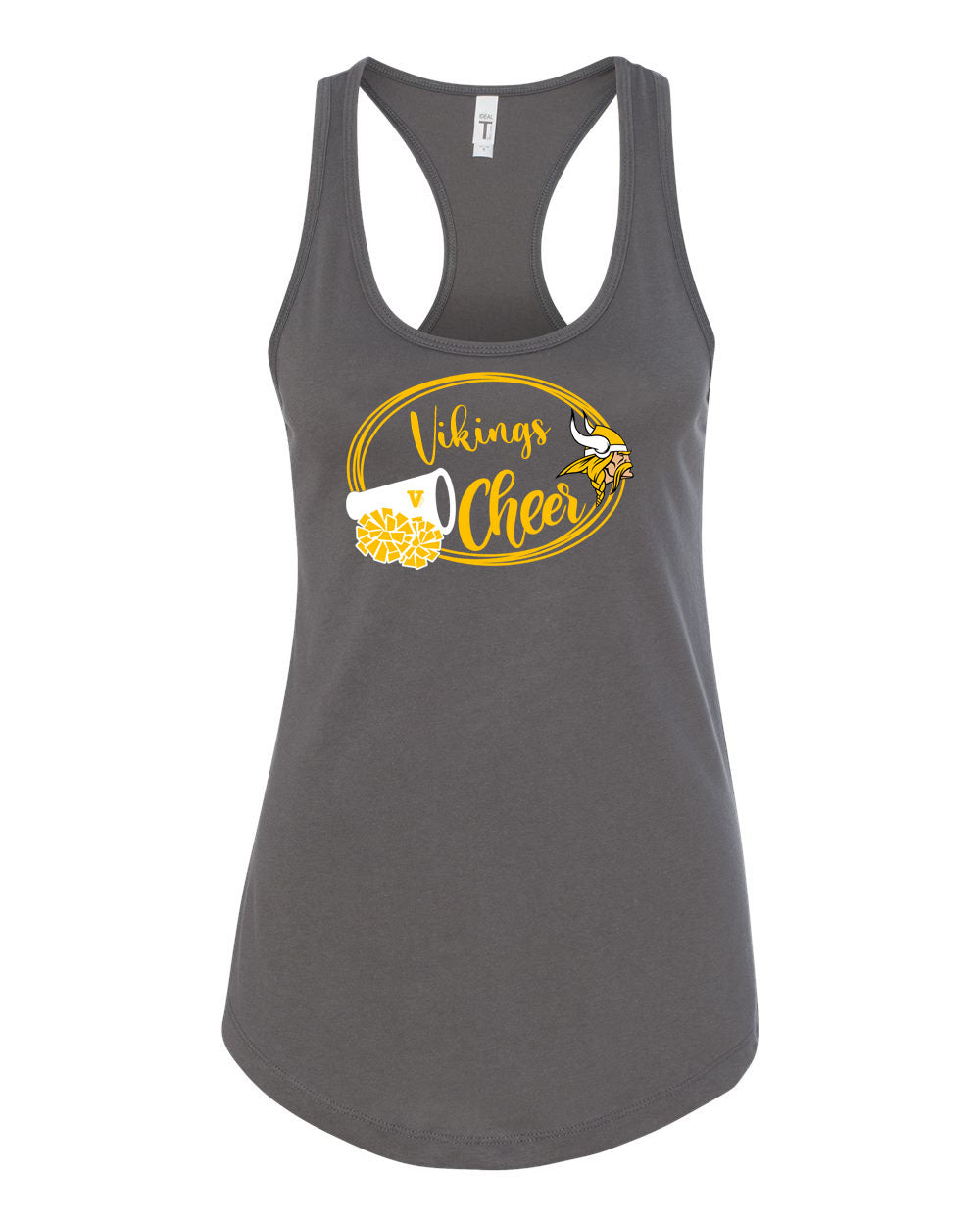 Vernon Cheer Racerback Tank Top Design 15