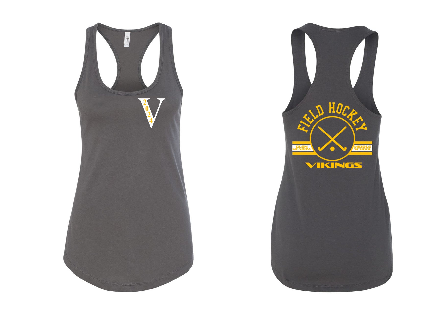 Vernon Field Hockey Design 2 Racerback Tank Top