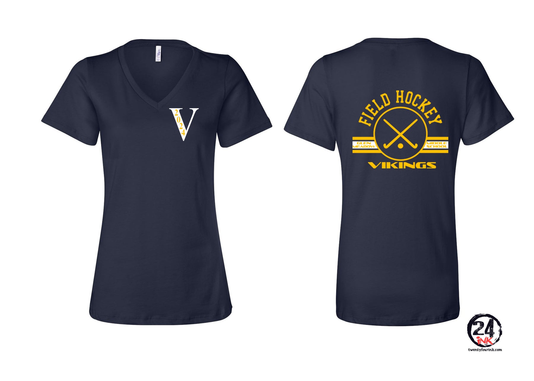 Vernon Field Hockey Design 2 V-Neck