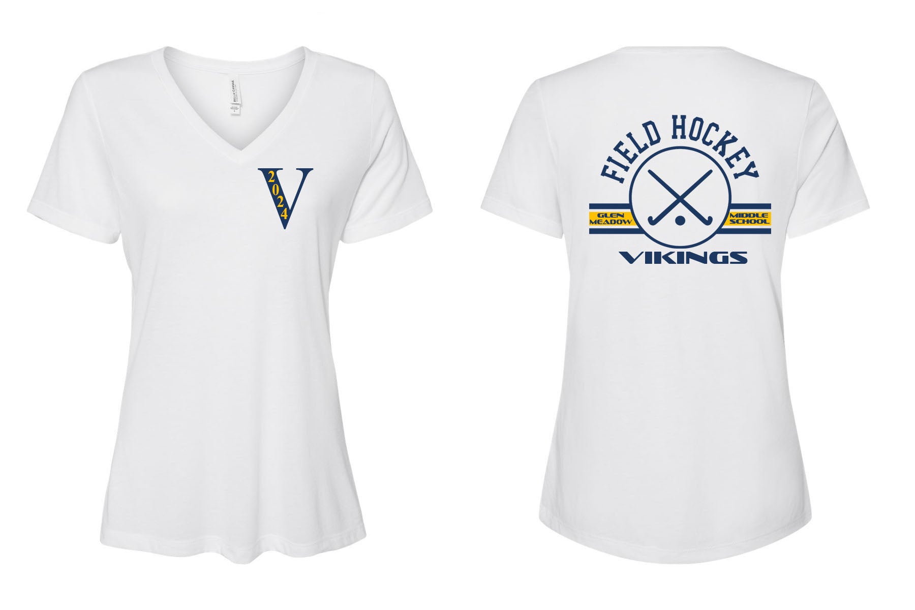 Vernon Field Hockey Design 2 V-Neck