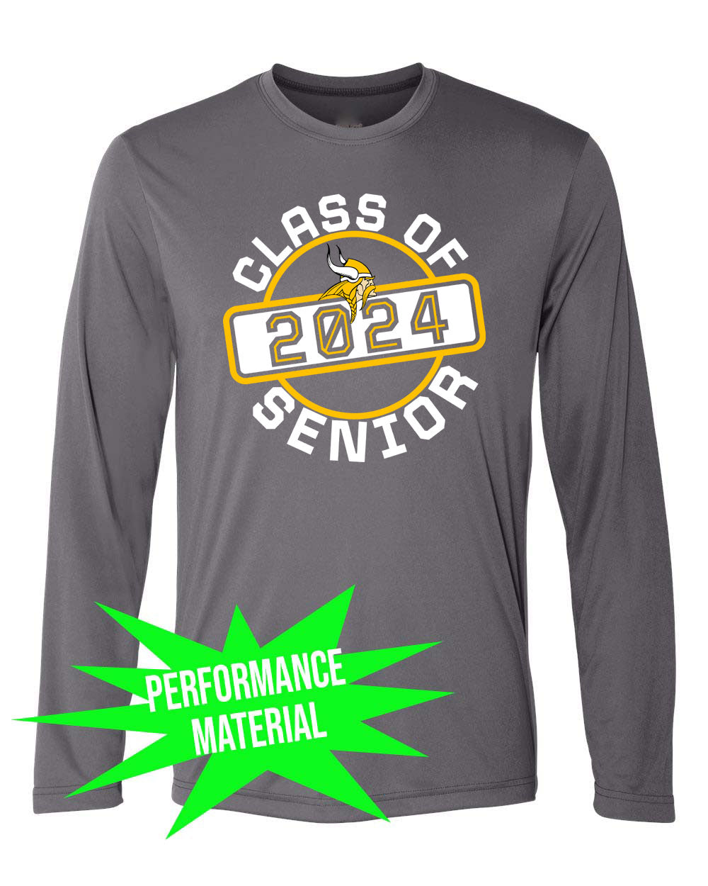 VTHS Design 5 Performance Material Long Sleeve Shirt