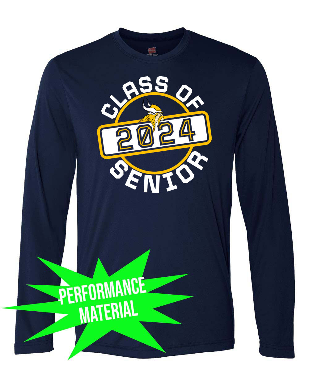 VTHS Design 5 Performance Material Long Sleeve Shirt