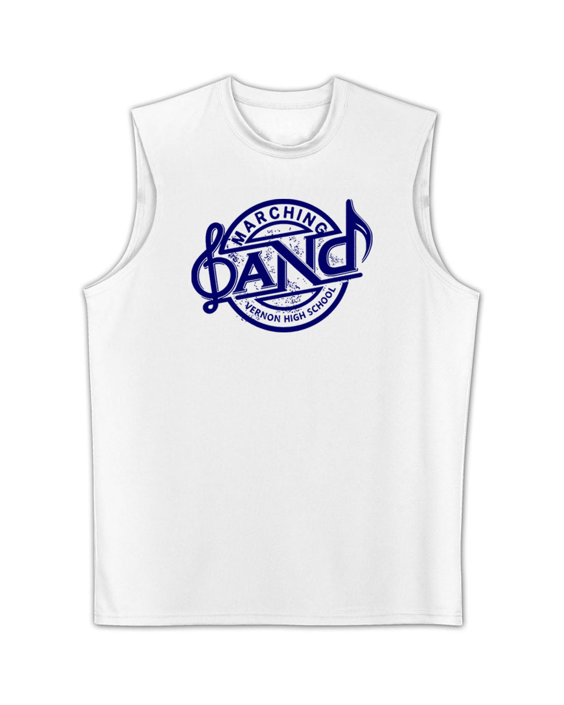 Vernon Marching Band Men's Performance Tank Top Design 1
