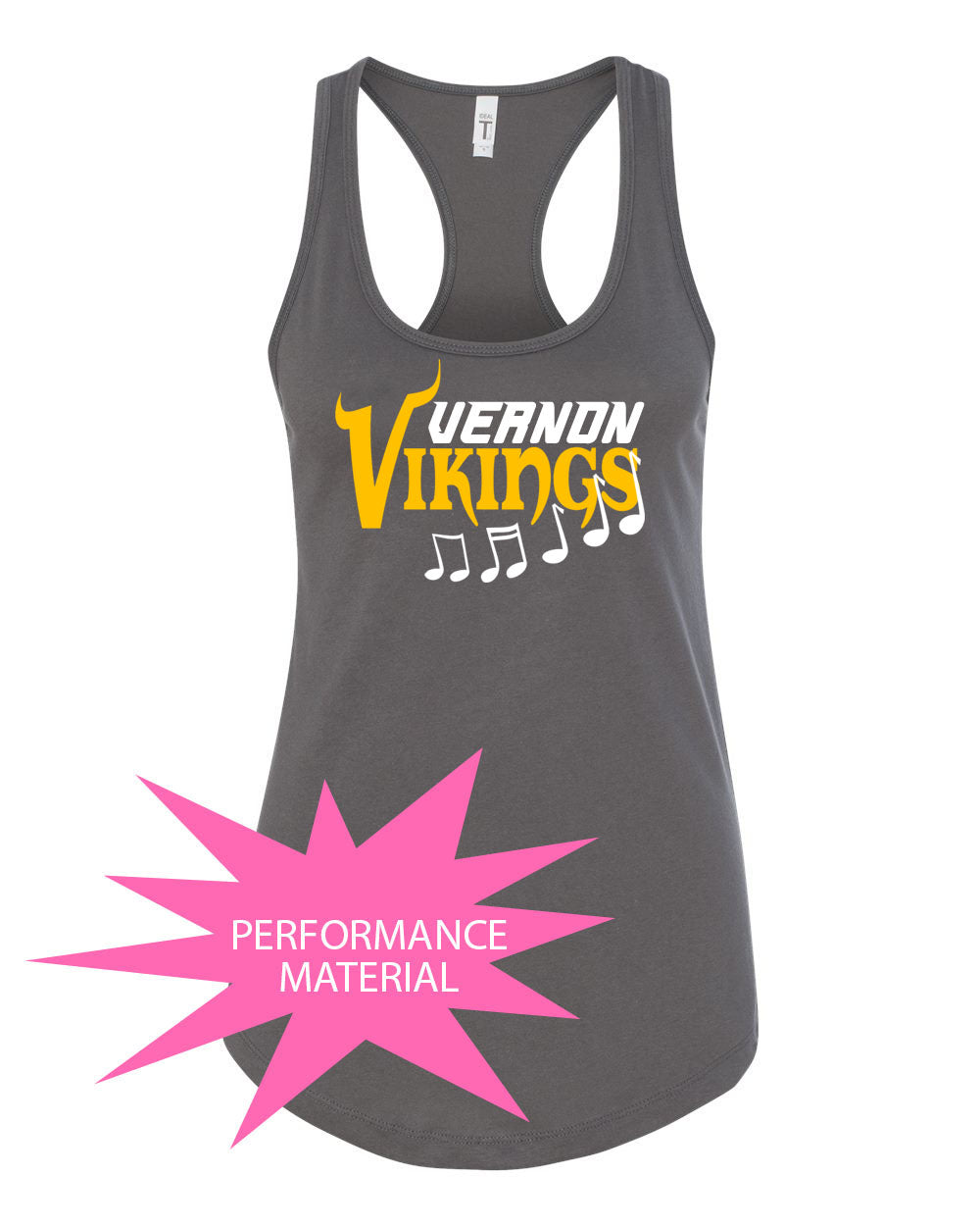 Vernon Marching Band Performance Racerback Tank Top Design 2