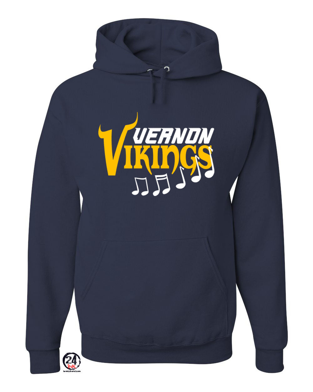 Vernon Marching Band Design 2 Hooded Sweatshirt