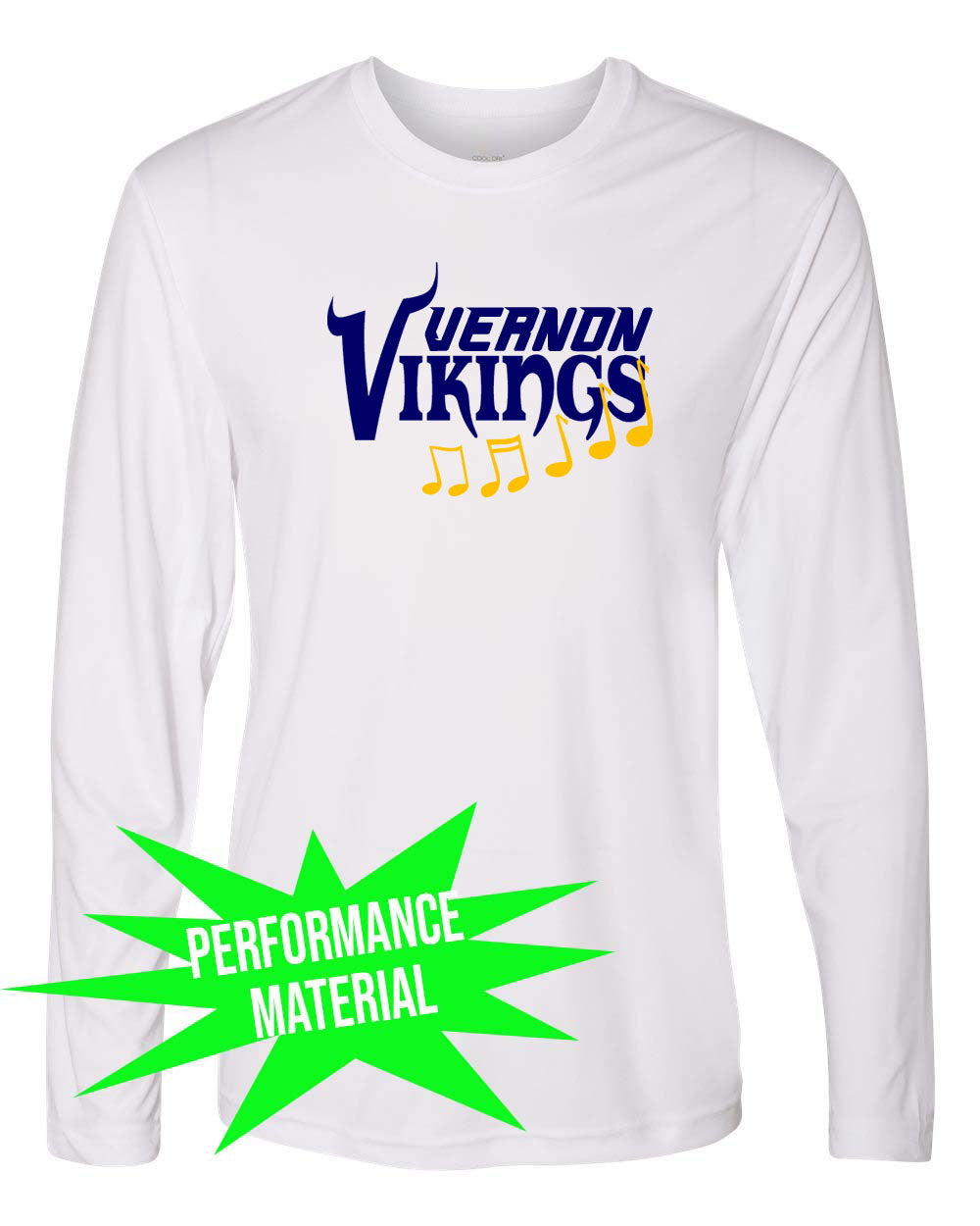 Vernon Marching Band Performance Material Design 2 Long Sleeve Shirt