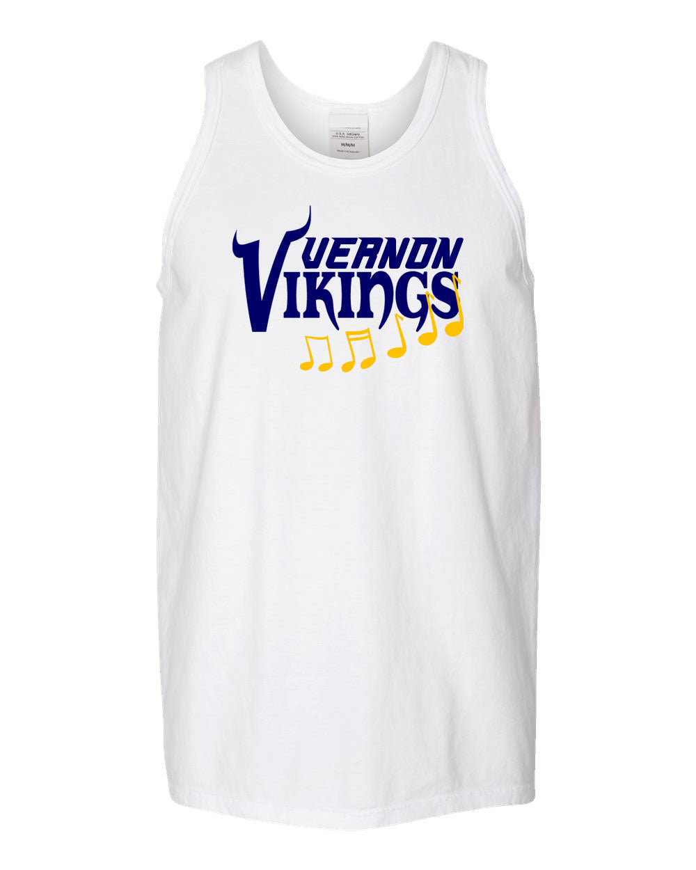 Vernon Marching Band design 2 Muscle Tank Top