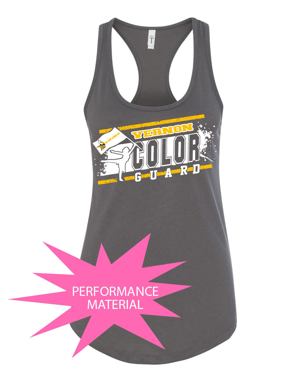 Vernon Marching Band Performance Racerback Tank Top Design 4