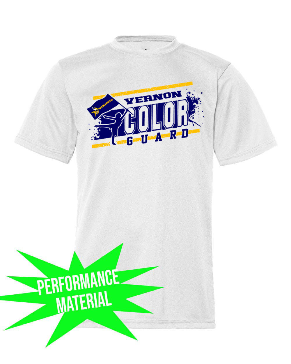 Vernon Marching Band Performance Material T-Shirt Design 4