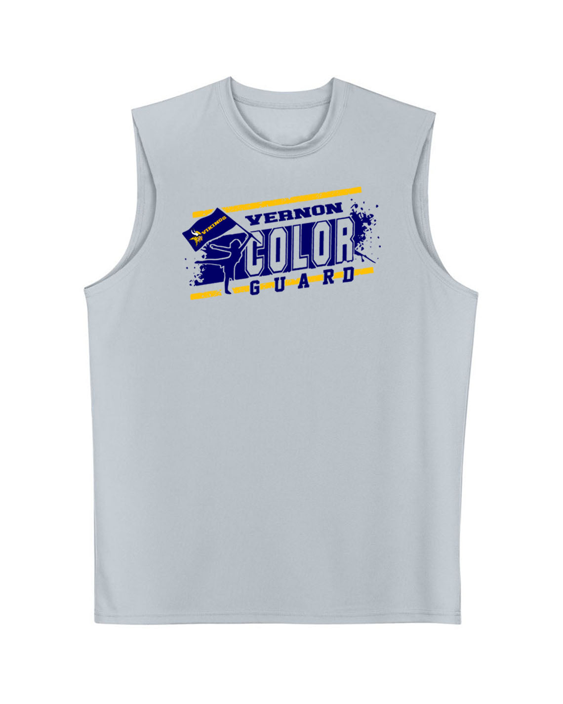 Vernon Marching Band Men's Performance Tank Top Design 4