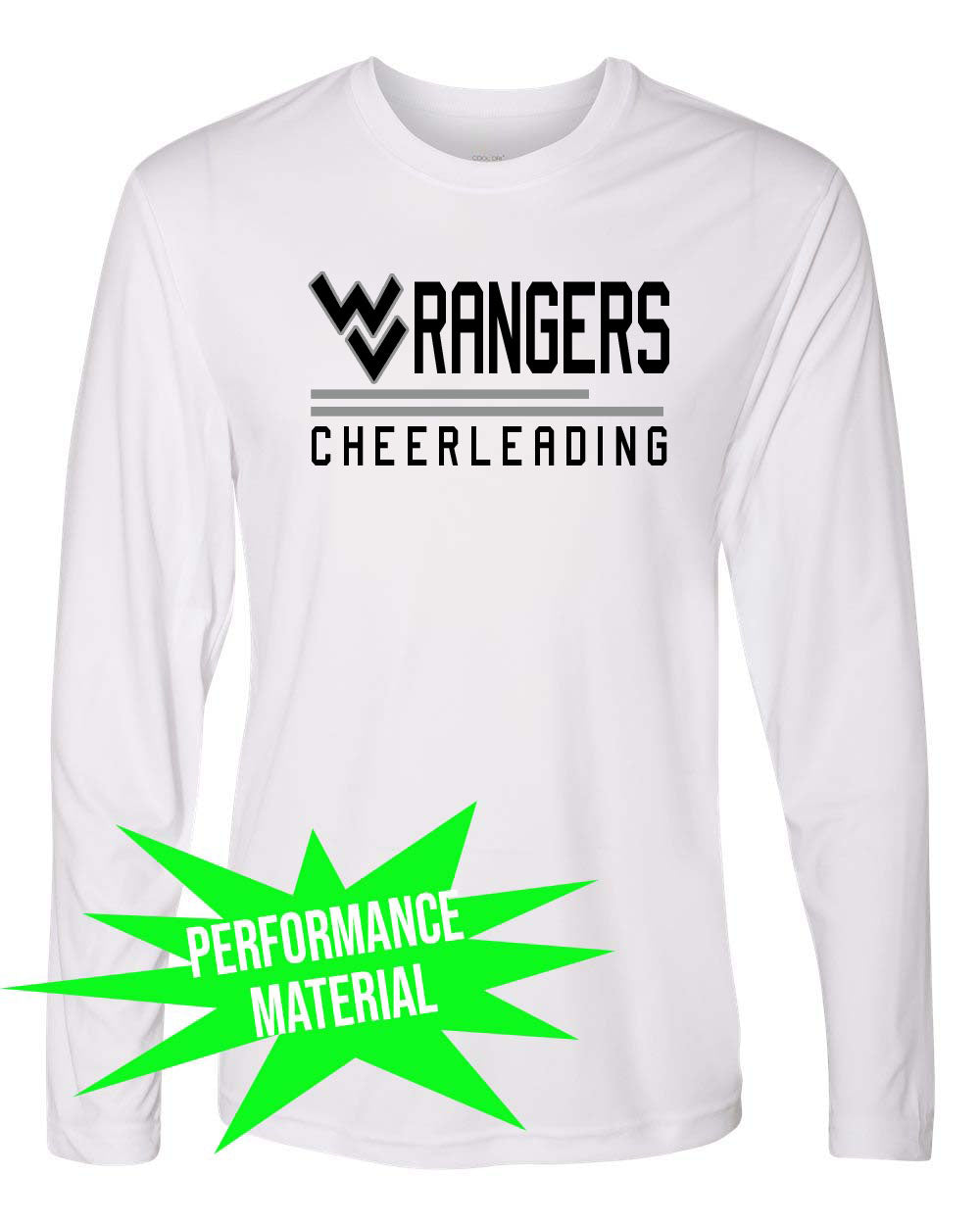 Wallkill Cheer Performance Material Design 2 Long Sleeve Shirt