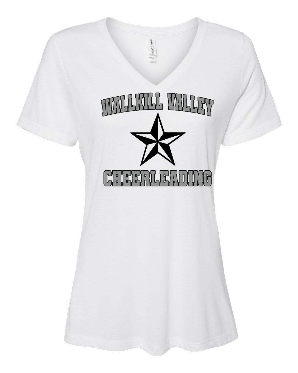 Wallkill Cheer Design 6 V-neck T-Shirt