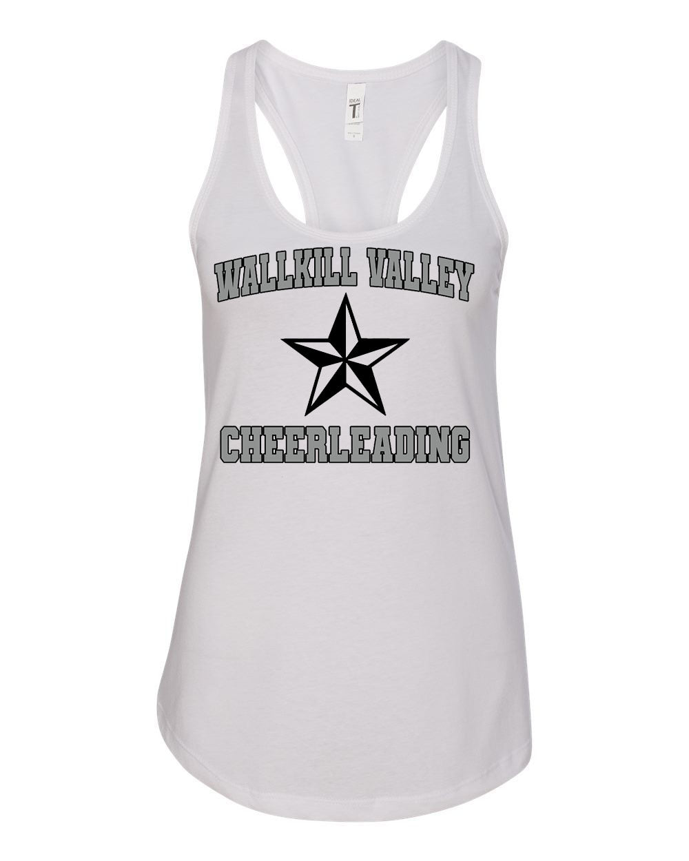 Wallkill Cheer Design 6 Racerback Tank Top