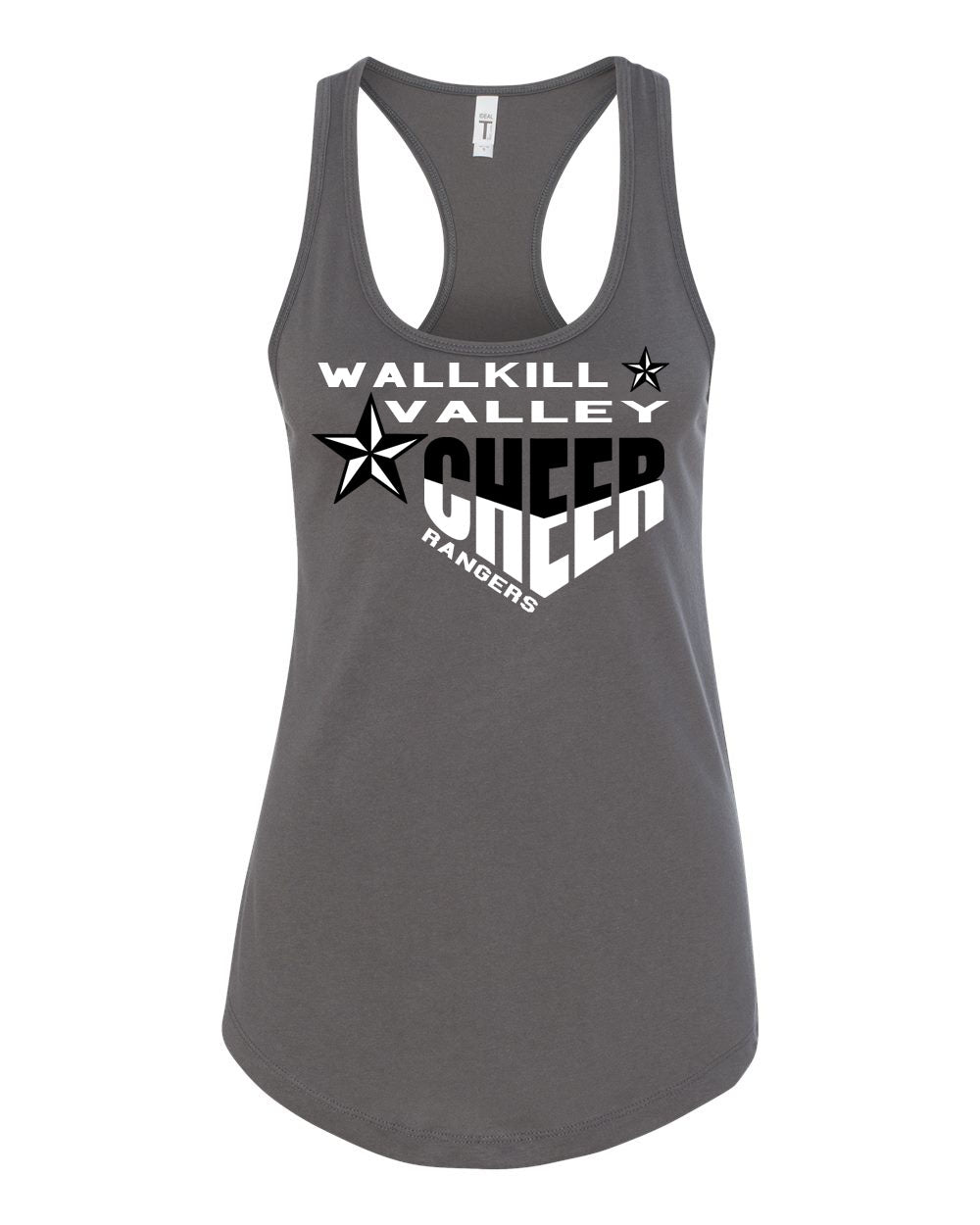 Wallkill Cheer Design 5 Racerback Tank Top
