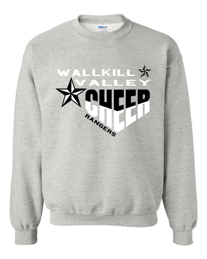 Wallkill Cheer Design 5 non hooded sweatshirt