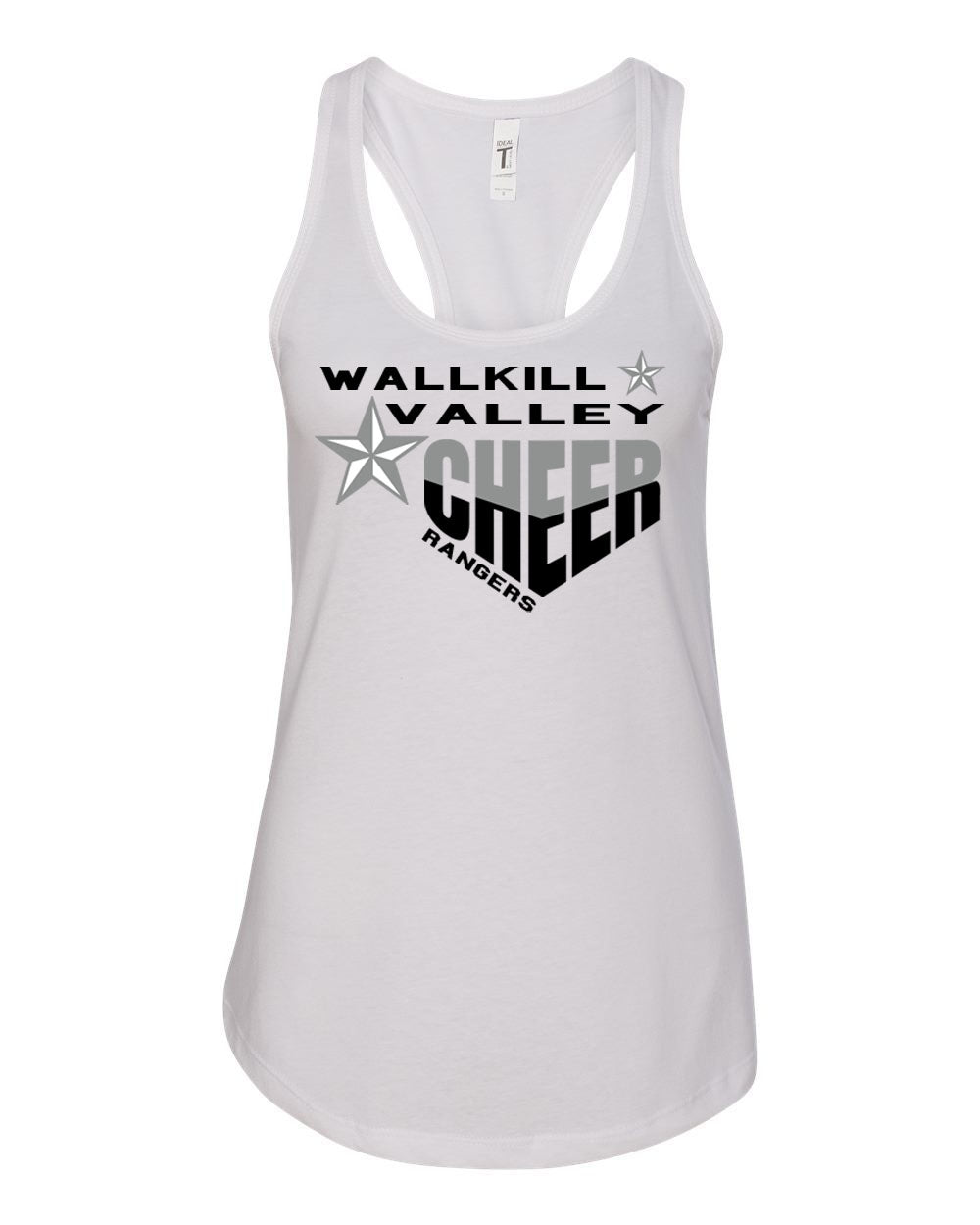 Wallkill Cheer Design 5 Racerback Tank Top