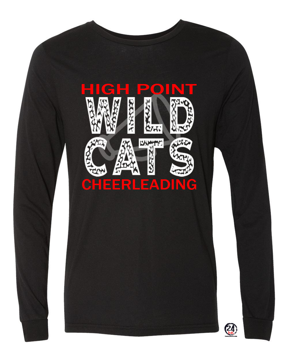 Wildcats Cheer Design 1 Long Sleeve Shirt