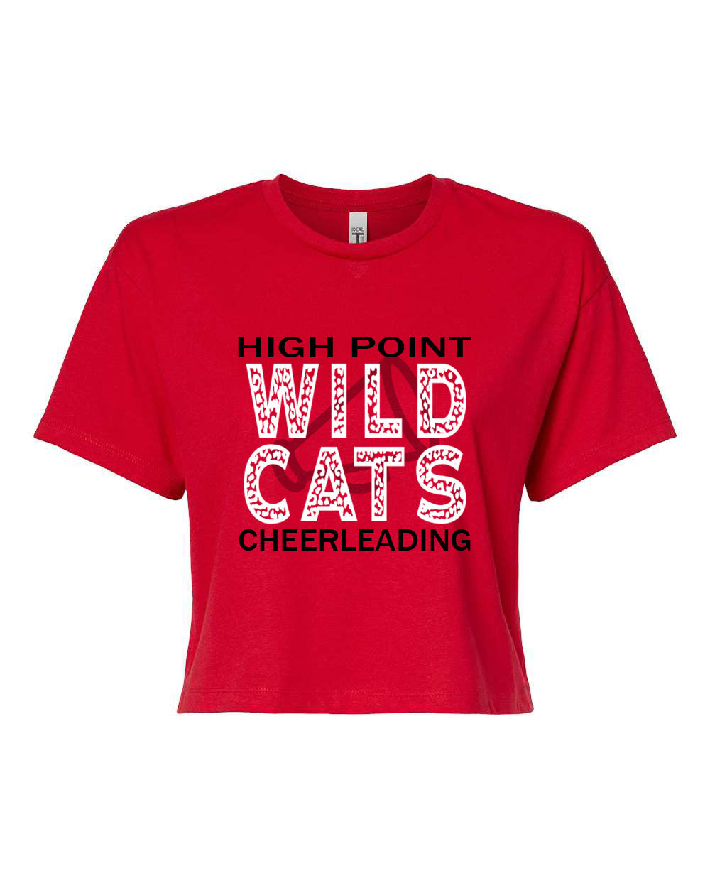 Wildcats Cheer design 1 Crop Top
