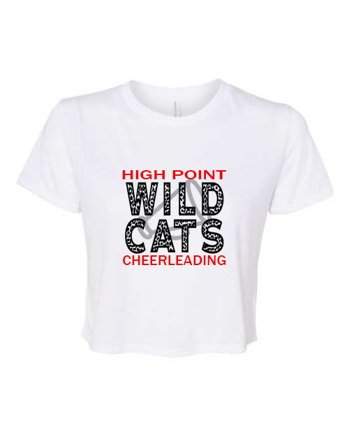 Wildcats Cheer design 1 Crop Top