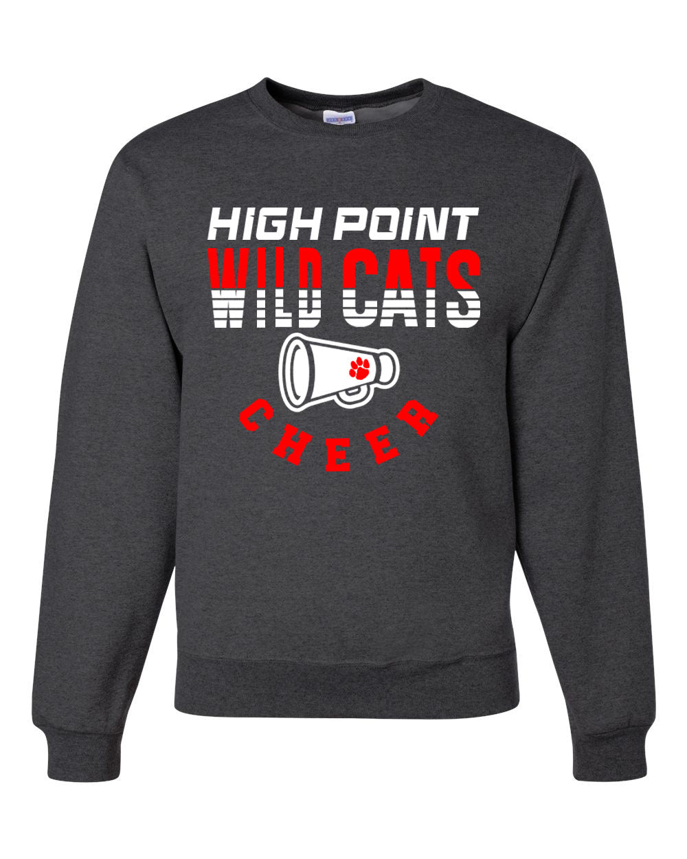 Wildcats Cheer Design 2 non hooded sweatshirt