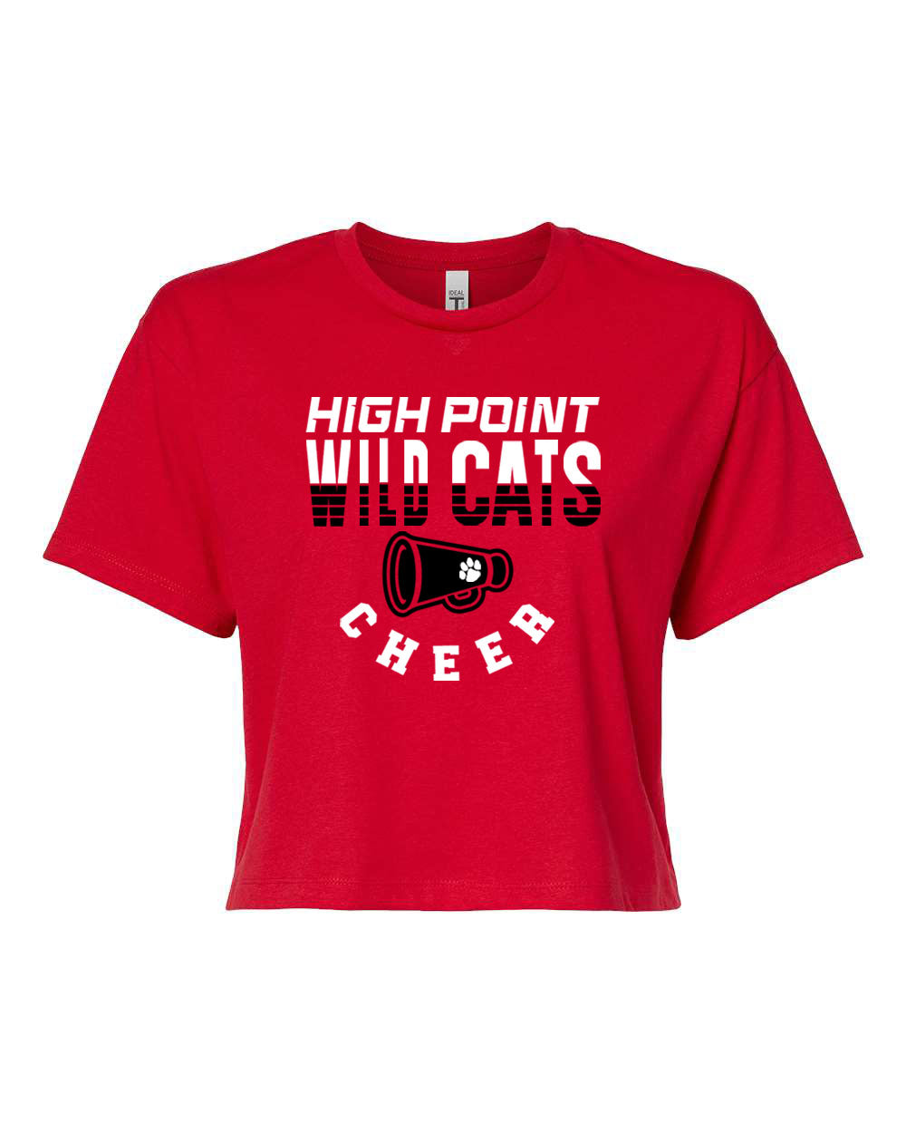 Wildcats Cheer design 2 Crop Top